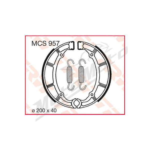 TRW Brake Shoes Yamaha XJ / XV / XVS 400-1100cc 80-07