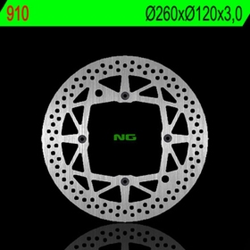 NG BRAKES 910 priekinis fiksuotas stabdžių diskas HUSQVARNA CR / SMS / TC / TE / WR / WRE / HYOSUNG TE 125-610 95-14