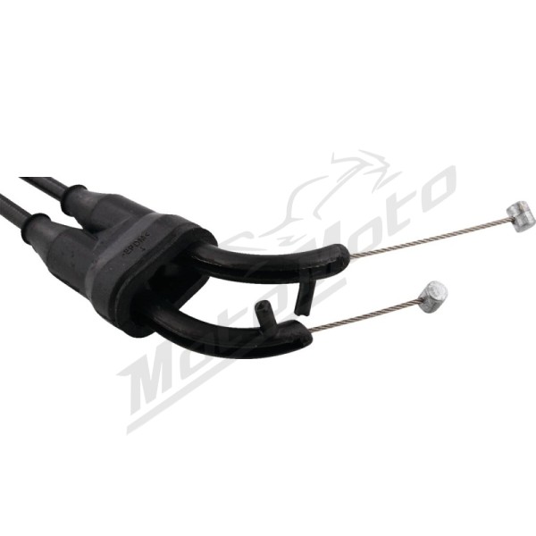 MOOSE OFFROAD Black Vinyl Throttle Cable Honda CRF 250-450 R/RX 21-24