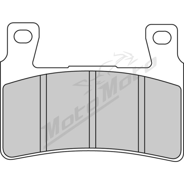 Ferodo Brake pads front 55,1x74x9mm Honda / Kawasaki 600-900 98-19 