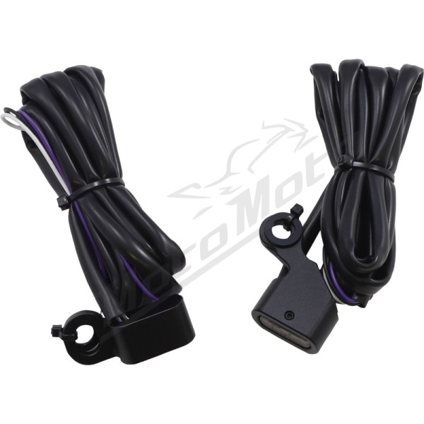 DRAG SPECIALTIES LED Handlebar Marker Lights Harley Davidson FLD / FLS / FLST / FLSTC / FLSTCI / FLSTF 883-1690cc 96-17