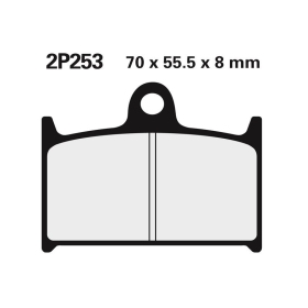 NISSIN stabdžių trinkelės Suzuki / Triumph 250-1200cc 87-15