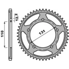 PBR Ultra-Light Aluminium Rear Sprocket 4585 - 525 BMW S 1000 2010-2024
