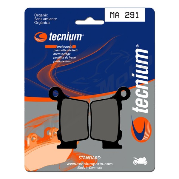 TECNIUM Street organinės stabdžių trinkelės MA291 KTM SX / Husqvarna TE/SMS 65/630 10-23
