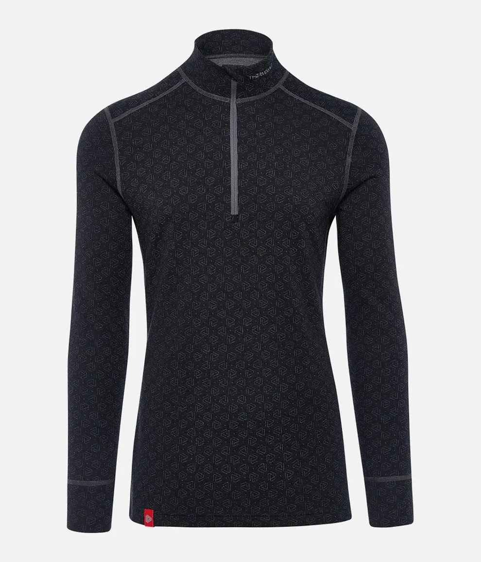 Thermowave Merino Xtreme Vyriški Termo Marškinėliai Su 1/2 Užtrauktuku