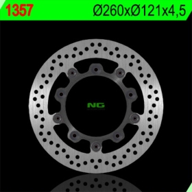 NG BRAKES 1357 Round Floating Brake Disc SUZUKI BURGMAN 650 04-19