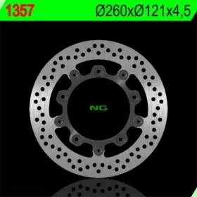 NG BRAKES 1357 Round Floating Brake Disc SUZUKI BURGMAN 650 04-19