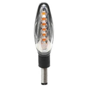 KOSO Led Indicator Sonic Front By Pair - Black