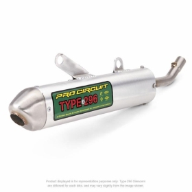 PRO CIRCUIT Muffler Aluminium/Stainless Steel End Cap Kawasaki KX 250cc 2003-2004