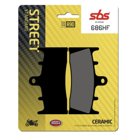 SBS 686HF Stabdžių Trinkelės Kawasaki / Suzuki 600-1600cc 93-07