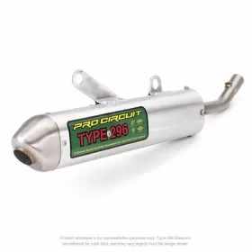 PRO CIRCUIT Muffler Aluminium/Stainless Steel End Cap Kawasaki KX 250cc 2003-2004