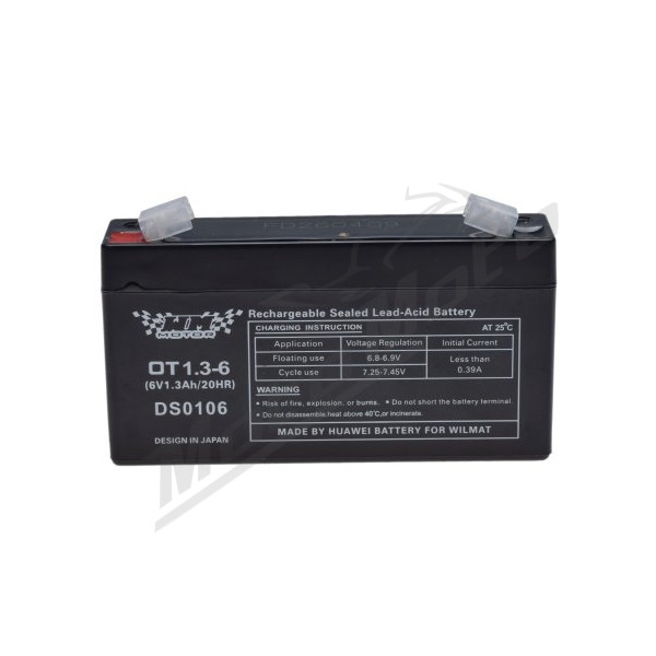 Battery OT1.3-6 6V 1.3Ah