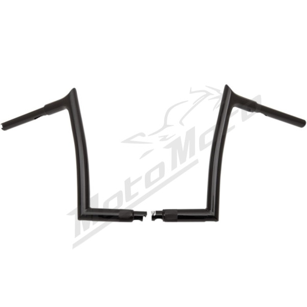 FAT BAGGERS INC. 1-1/4" EZ Install Pointed Top Ape Hanger Handlebar Black 32mm 89cm (30,5cm