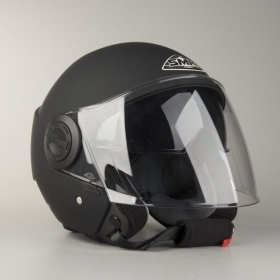 SMK COOPER MA200 BLACK MATT BLACK open face helmet