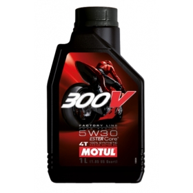 Alyva MOTUL 300V FACTORY LINE 5W30 Sintetinė - 4T - 1L