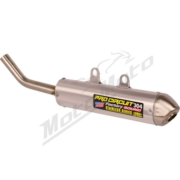 PRO CIRCUIT 304 Silencer Stainless Steel/Aluminum Beta RR / RX 250/300 21-25