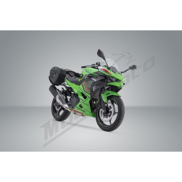 SW-MOTECH PRO BLAZE H Saddlebag Set with EDGE Protection & Heat Guard Kawasaki Ninja / Z 500 24-25