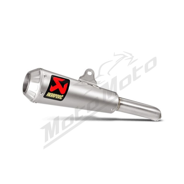 AKRAPOVIC Slip-On Line Muffler Titanium / Aluminum Kawasaki Ninja / Z 125-250 15-24