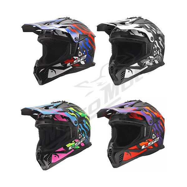 Motocross Helmet LS2 MX708 FAST 2 GROTESK