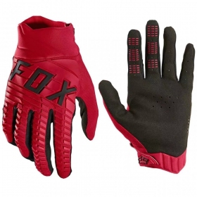 FOX 360 FIRE MOTOCROSS RED GLOVES