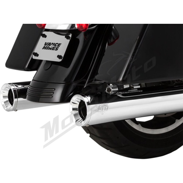 VANCE & HINES Eliminator 400 Slip-On Mufflers Harley Davidson FLH / FLHR / FLHTK / FLTRXS 1750-1977 17-25