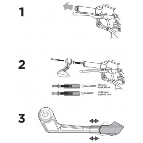 UNIVERSAL HANDLEBAR PROTECTIONS ACERBIS X-ROAD 2.0 2PCS.