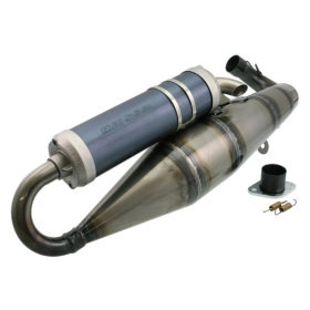 Exhaust MALOSSI MHR Racing Long Crankcase Piaggio / Gilera / Derbi / Aprilia 50 93-17 2T