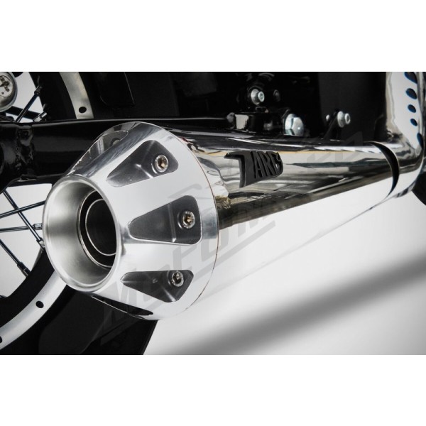 ZARD CONICAL FULL KIT EXHAUST SYSTEM 2:1 Harley Davidson XL 883-1200cc 14-16