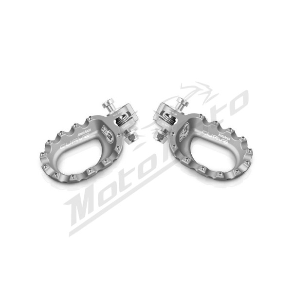 S3 Curve Footrests Aluminium Beta / GasGas / Montesa / Scorpa / Sherco 125-300 98-17