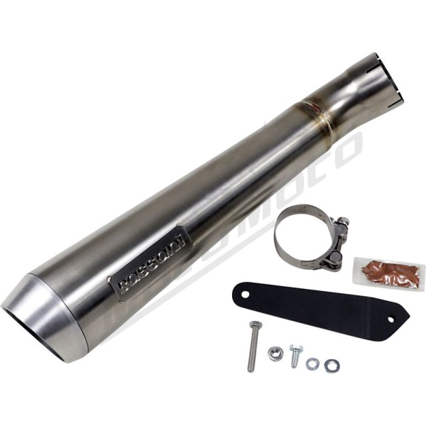BASSANI XHAUST 4" Short Megaphone Muffler INDIAN FTR 1200cc 2019-2020