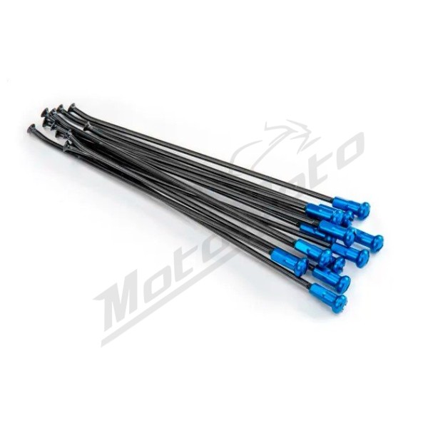 KITE Front Wheel Spoke And Nipple Replacement Kit Black 21" 12vnt.