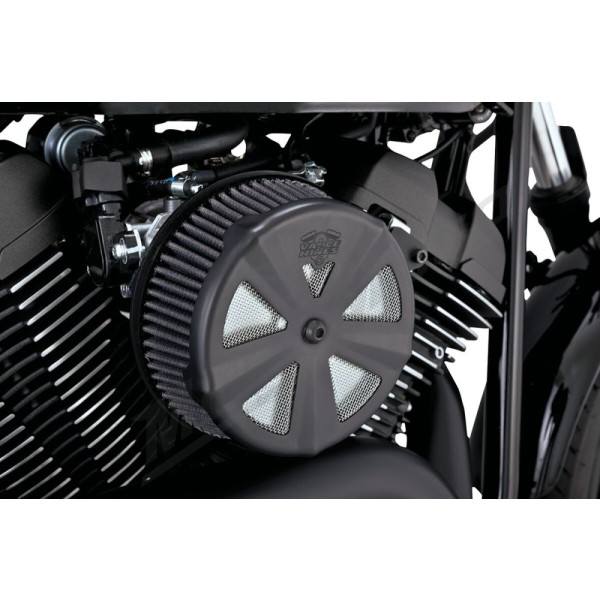 VANCE & HINES VO2 Naked Air Cleaner Cover Harley Davidson / Yamaha 950-1800cc 99-19