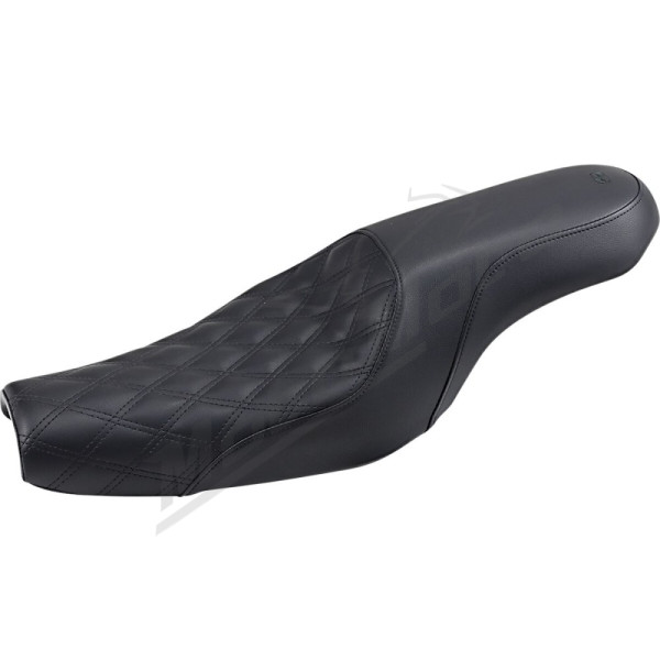SADDLEMEN Profiler Lattice Stitch Seat Black Harley Davidson XL 883-1200 04-22