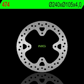 NG BRAKES 474 fiksuotas stabdžių diskas HONDA XR 650 R 00-07