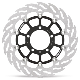 MOTO-MASTER Flame Racing Front Right Floating Brake Disc Triumph Bonneville / Daytona / Street Triple / Thruxton 675/1200 13-24 