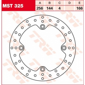 REAR BRAKE DISC MST325 HONDA XL / XRV 750-1000cc 1990-2003 1PC