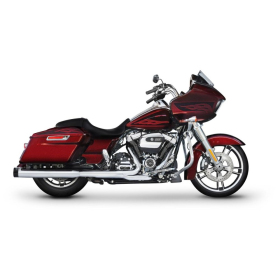RINEHART RACING 500-0106 4 Muffler Slip-On Duals for Harley Davidson FLH / FLHR / FLHRC / FLHRXS / FLHTCU 1750-1977cc 17-24