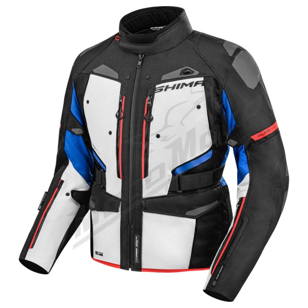 Shima DUNE MEN Textile Jacket Black/White/Blue