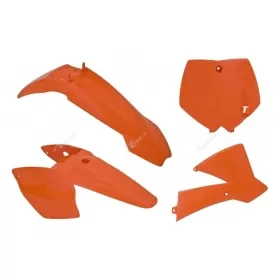 RACETECH Plastikų komplektas KTM SX 65cc 02-08 Oranžinė