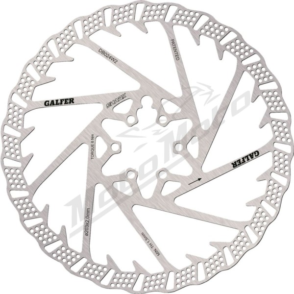 GALFER Shark 6-Bolt Bicycle Brake Rotor