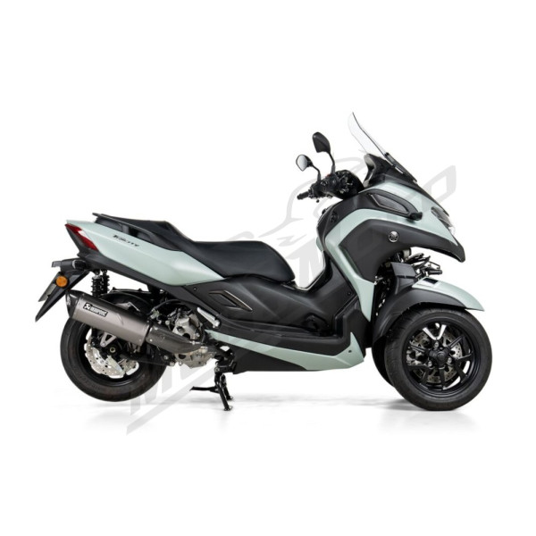 AKRAPOVIC Slip-On Nerūčijančio plieno / anglies pluošto Duslintuvas Yamaha LMW / XMAX 300 2025