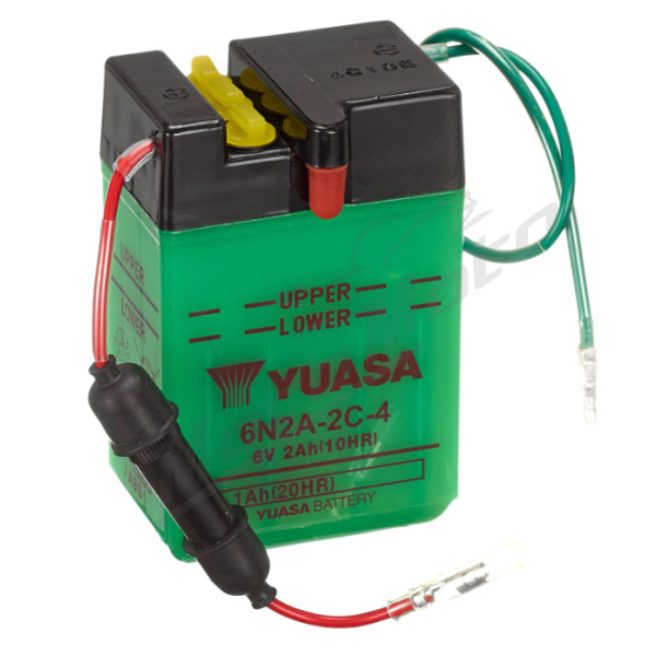 Akumuliatorius YUASA - 6N2A-2C 6V 2.1 (be rūgšties pakuotės)