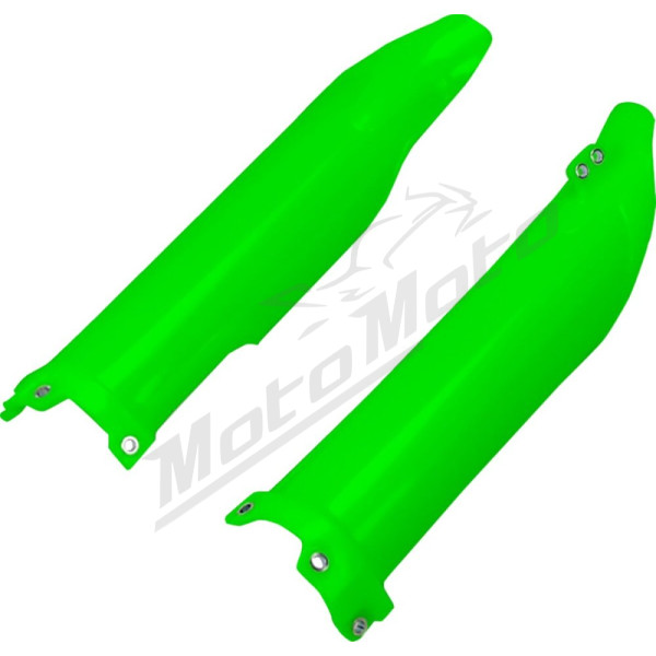 UFO Green Fork Tube Protectors Kawasaki KX / KXF 250-450cc 09-26