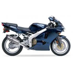 IXIL Hexoval Xtrem Silencer Stainless Steel / Aluminium Black - Kawasaki ZX-6R Ninja 1998-2002 OK7045VSE