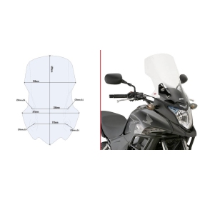 Givi Specific screen transparent 49x35cm Honda CB500X 13-18