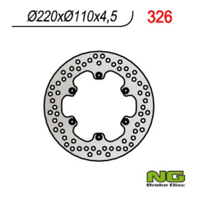 NG BRAKES Rear Fixed Brake Disc 220mm Aprilia Cube / Moto / Pegaso / RS 125-650cc 89-00