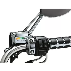 KURYAKYN LED Battery Gauge Chrome