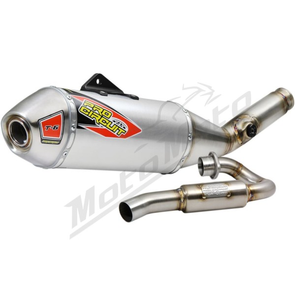 PRO CIRCUIT T-6 Exhaust System Stainless Steel/Aluminum Kawasaki KX 450 19-22