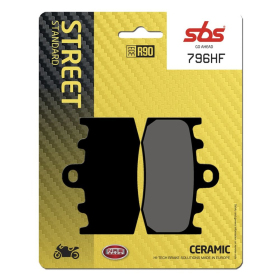 SBS HF Street 796HF Ceramic Organic Brake Pads BMW K / R 900-1300cc 01-15