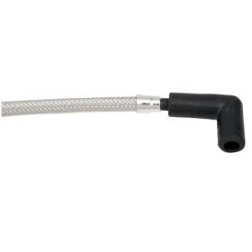 MAGNUM SHIELDING Spark Plug Wires Polished Stainless Steel Harley Davidson XL 883/1200 07-22